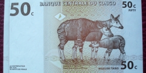 Banknote from Congo