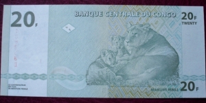 Banknote from Congo