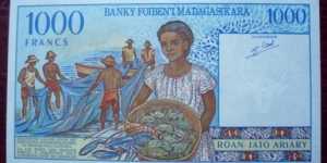 Banknote from Madagascar