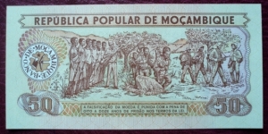 Banknote from Mozambique