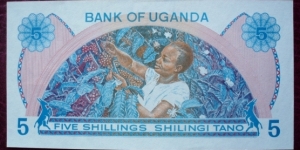 Banknote from Uganda