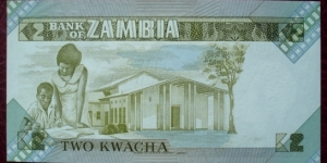 Banknote from Zambia