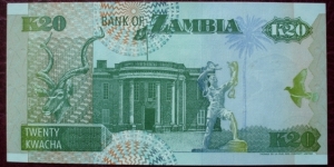 Banknote from Zambia