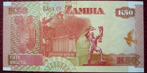 Banknote from Zambia