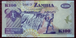 Banknote from Zambia