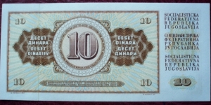 Banknote from Yugoslavia