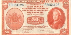 dutch east indies american bank note company print Banknote