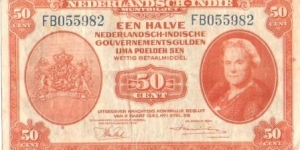 dutch east indies american bank note company print Banknote