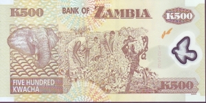 Banknote from Zambia