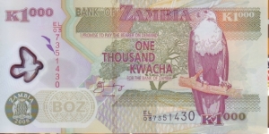 1000 KWACA Banknote