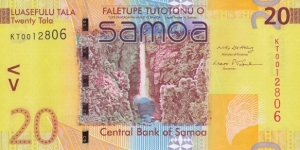 Samoa P40 (20 tala ND 2008) Banknote