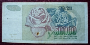 Banknote from Yugoslavia