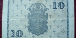 Banknote from Sweden