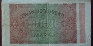 Banknote from Germany