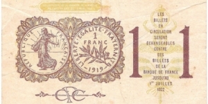 Banknote from France