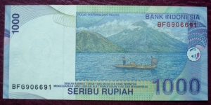 Banknote from Indonesia