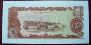 Banknote from Laos