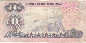 Banknote from Turkey