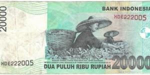 Banknote from Indonesia