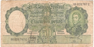 50 Pesos(1954) Banknote