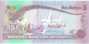 Banknote from Maldives