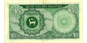 Banknote from Malaysia