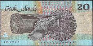 Banknote from Cook Islands