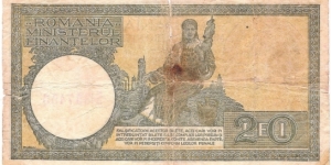 Banknote from Romania