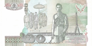 Banknote from Thailand