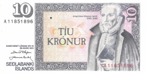 10 Kronur Banknote