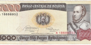 5000 Pesos Banknote