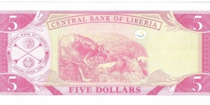 Banknote from Liberia