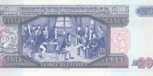 Banknote from Guatemala