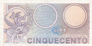 Banknote from Italy