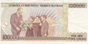 Banknote from Turkey