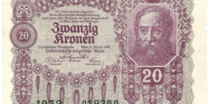 20 Kronen(1922) Banknote