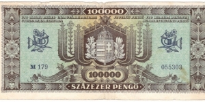 Banknote from Hungary