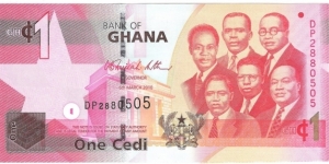 1 Cedi(2010) Banknote