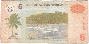 Banknote from Suriname