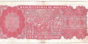 Banknote from Bolivia