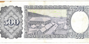 Banknote from Bolivia