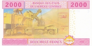 Banknote from Chad