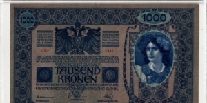 Banknote from Austria