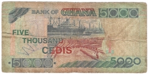 Banknote from Ghana