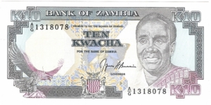 10 Kwacha(1989) Banknote
