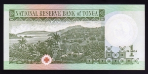 Banknote from Tonga