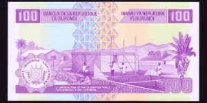 Banknote from Burundi