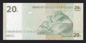 Banknote from Congo