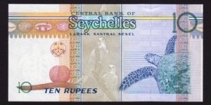 Banknote from Seychelles