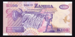 Banknote from Zambia